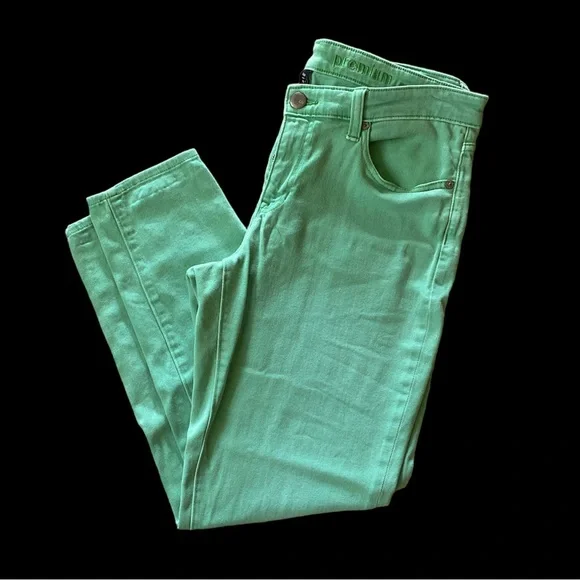 🌟 GAP- Super Skinny Ankle Mint Green Jeans- Size 12 - Picture 2 of 10